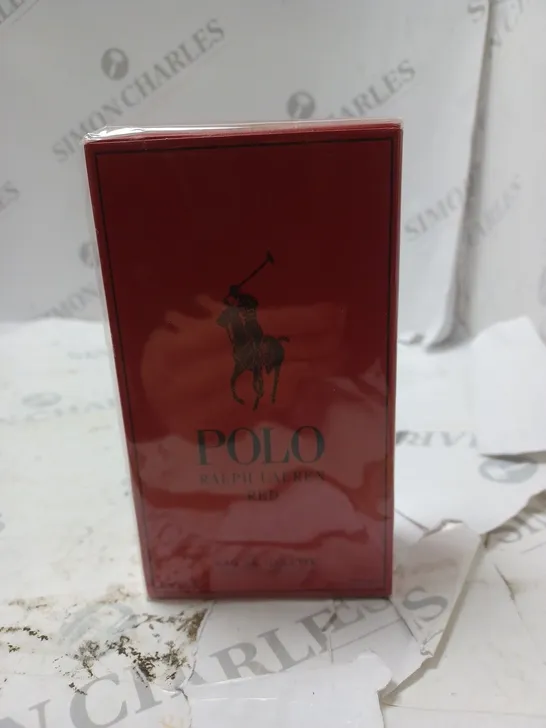 BOXED AND SEALED POLO RALPH LAUREN RED EAU DE TOILETTE 125ML