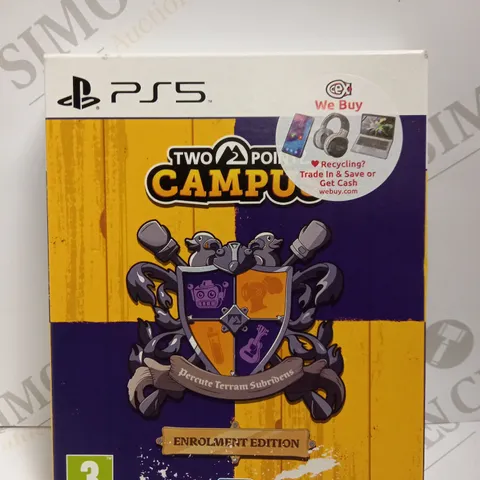 TWO POINT CAMPUS VIDEO GAME FOR PS5