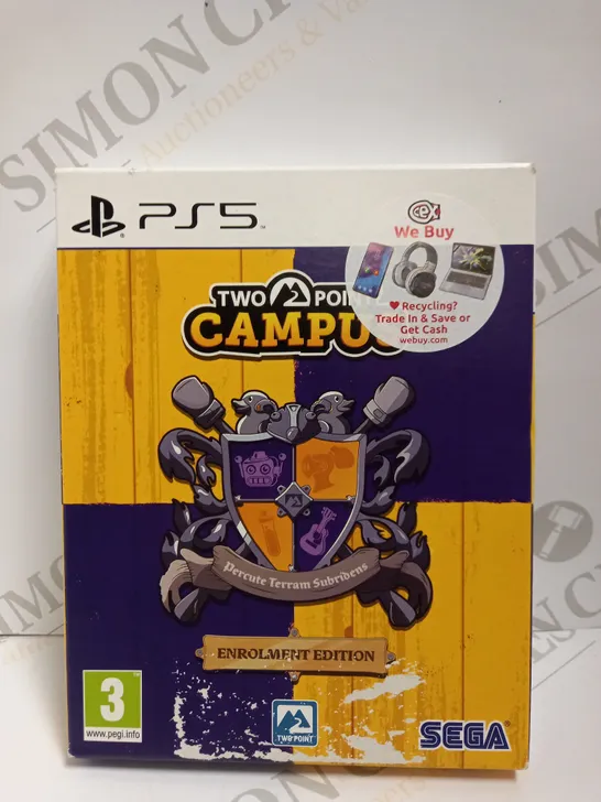 TWO POINT CAMPUS VIDEO GAME FOR PS5