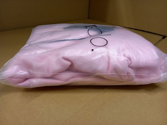 PACKAGED NVRSOLO BABY PINK/LOGO HOODIE