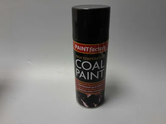 APPROXIMATELY 12 PAINTFACTORY HIGH TEMPERATURE COAL PAINT (12 x400ml)