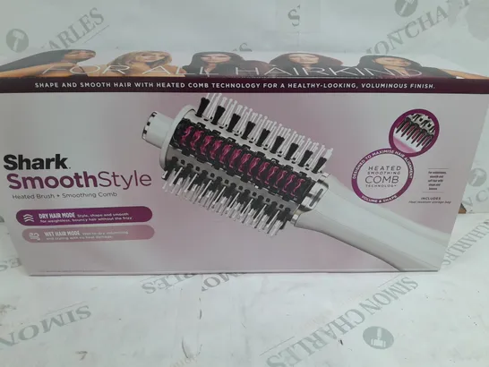 BOXED SHARK SMOOTHSTYLE HOT BRUSH & SMOOTHING COMB