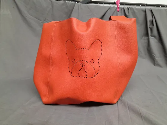 BEN DE LISI ELLA TOTE BAG IN ORANGE