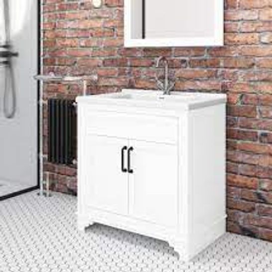 BOXED CAMDEN 800MM VANITY UNIT - MATT WHITE