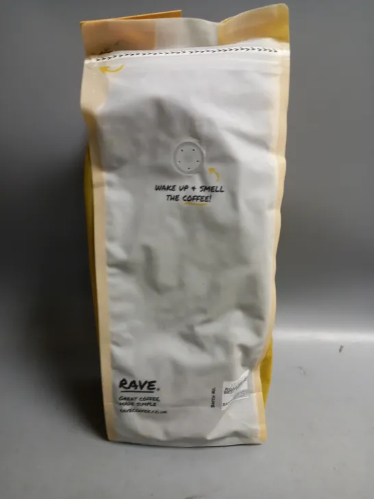 1KG BAG OF RAVE WHOLE COFFEE BEANS