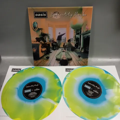 OASIS DEFINITELY MAYBE 30TH ANNIVERSARY LENTICULAR SLEEVE LIMITED EDITION VINYL - 9226/15000