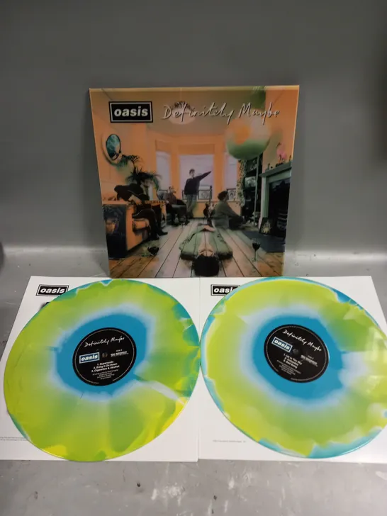 OASIS DEFINITELY MAYBE 30TH ANNIVERSARY LENTICULAR SLEEVE LIMITED EDITION VINYL - 9226/15000