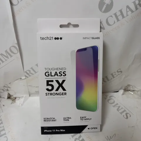 BOX OF IPHONE 11 PRO MAX GLASS SCREEN PROTECTORS 