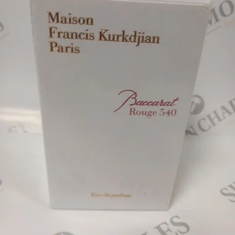 BOXED AND SEALED MAISON FRANCIS KURKDJIAN PARIS BACCARAT ROUGE 540 EAU DE PARFUM 70 ML