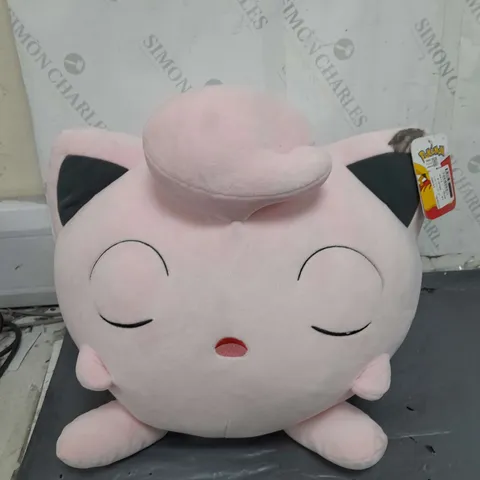 LARGE SLEEPING JIGGLYPUFF POKEMON PLUSH 