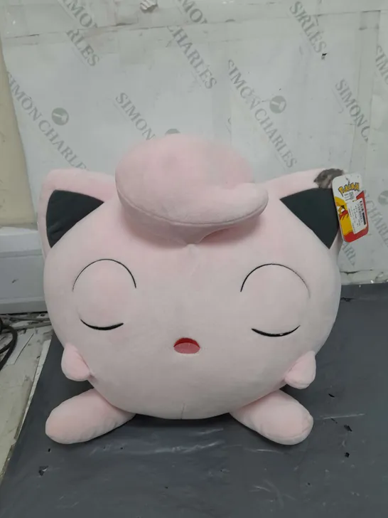 LARGE SLEEPING JIGGLYPUFF POKEMON PLUSH 