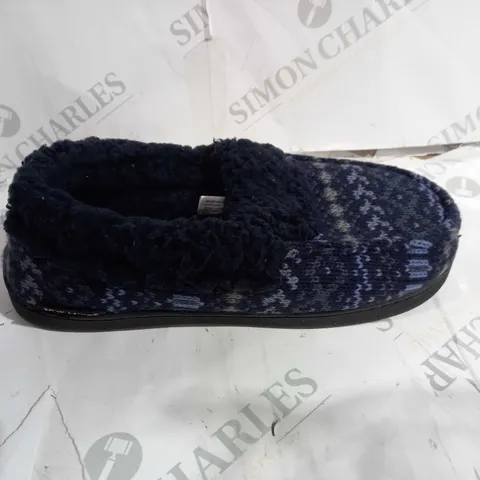 MUK LUKS ANAIS SLIPPERS IN navy UK SIZE 6