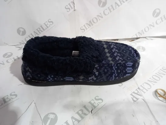 MUK LUKS ANAIS SLIPPERS IN navy UK SIZE 6