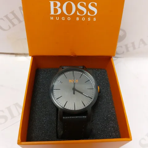 HUGO BOSS BLACK ANALOGUE QUARTZ MEN'S WATCH 