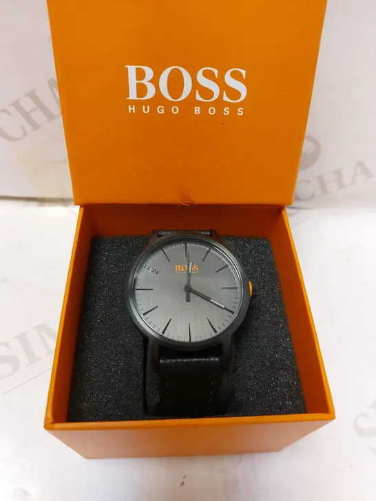 HUGO BOSS BLACK ANALOGUE QUARTZ MEN'S WATCH 