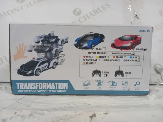 TRANSFORMAION DEFORMATION OF THE ROBOT 1:18 SCALE MODEL