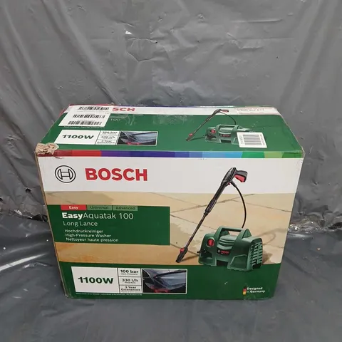 BOXED BOSCH EASY AQUATAK 100 HIGH-PRESSURE WASHER IN GREEN