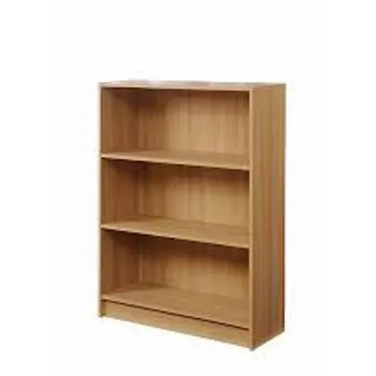 BRAND NEW BOXED OAKLEIGH 3 TIER BOOKCASE IN OAK