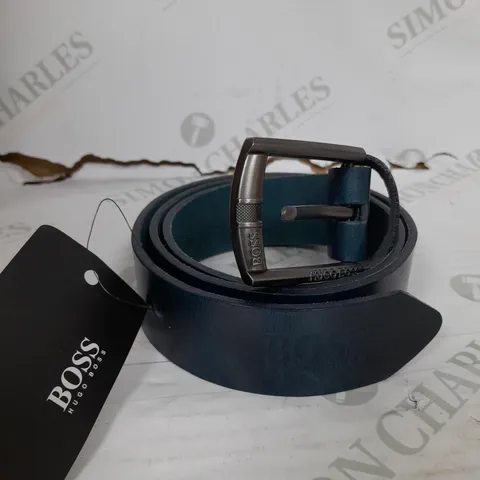 MENS HUGO BOSS DISTORTED BLUE BELT 