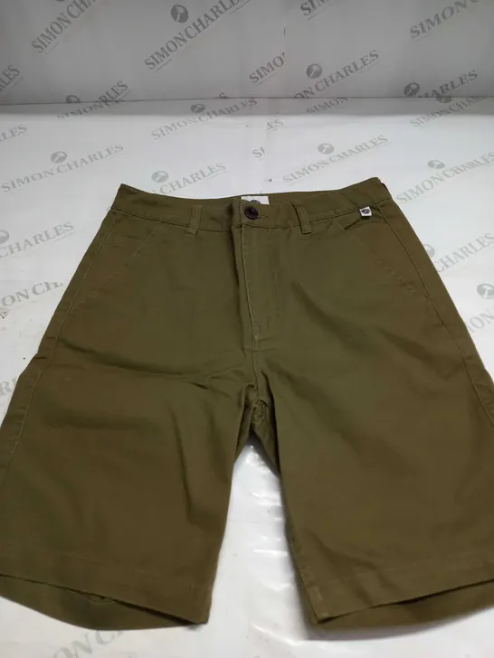 PRETTY GREEN KHAKI SHORTS SIZE 30