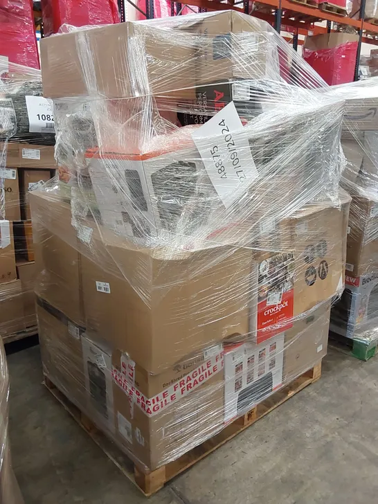 PALLET OF APPROXIMATELY 23 UNPROCESSED RAW RETURN HOUSEHOLD AND ELECTRICAL GOODS TO INCLUDE;