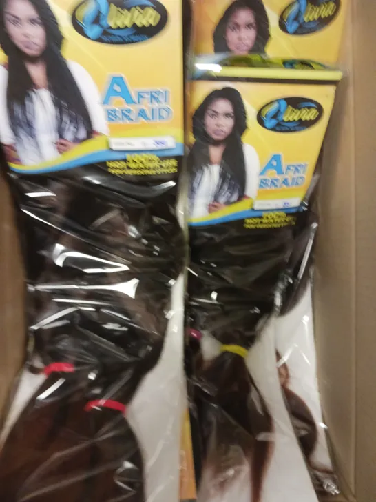 APPROXIMATELY 20 SEALED OLIVIA AFRI BRAID HAIR PIECES - B350