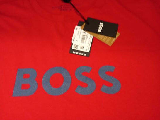 HUGO BOSS RED CREW TEE - XL