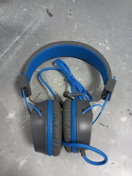 JBUDDIES STUDIO KIDS WIRED HEADPHONES IN BLUE 