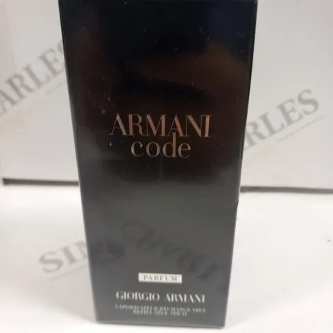 BOXED AND SEALED ARMANI CODE PARFUM GIORGIO ARMANI 125ML