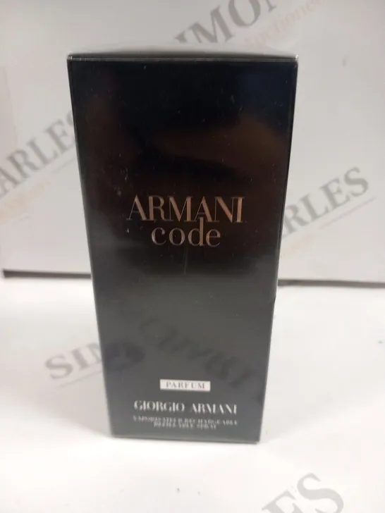 BOXED AND SEALED ARMANI CODE PARFUM GIORGIO ARMANI 125ML