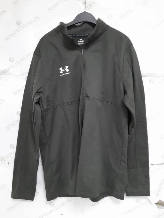 UNDER ARMOUR DARK GREEN XL QUARTER ZIP 