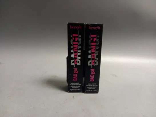 2 BOXED BENEFIT BAD GAL BANG VOLUMISING MASCARA  