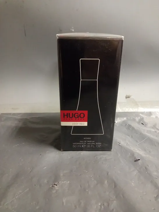 BOXED AND SEALED HUGO BOSS "DEEP RED" WOMAN EAU DE PARFUM 50ML