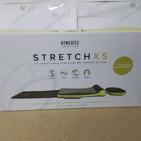 BOX OF 2 AS NEW HOMEDICS STRETCH XS COMPACT BACK STRETCHING MAT TYM-500