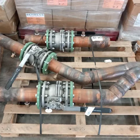 PALLET OF 3 LARGE PRESSURE VALVES