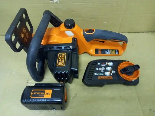 BLACK + DECKER CORDLESS CHAINSAW