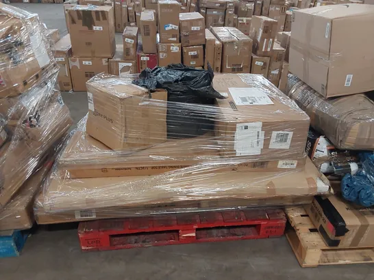 PALLET OF ASSORTED FURNITURE PARTS AND CONSUMER GOODS 