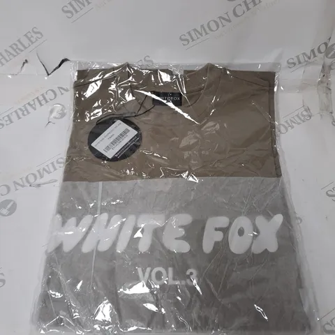 WHITE FOX OVERSIZED TEE SIZE M 