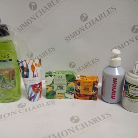 LOT OF APPROXIMATELY 20 ASSORTED HEALTH & BEAUTY ITEMS, TO INCLUDE L'OCCITANE, THE BODY SHOP, TROPIC, ETC