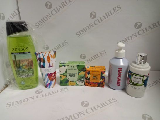 LOT OF APPROXIMATELY 20 ASSORTED HEALTH & BEAUTY ITEMS, TO INCLUDE L'OCCITANE, THE BODY SHOP, TROPIC, ETC