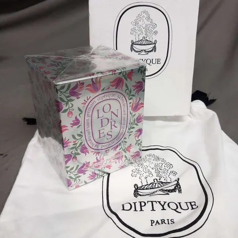 BRAND NEW BOXED AND SEALED DIPTYQUE PARIS LONDRES BOUGIE PARFUMEE SCENTED CANDLE 190G