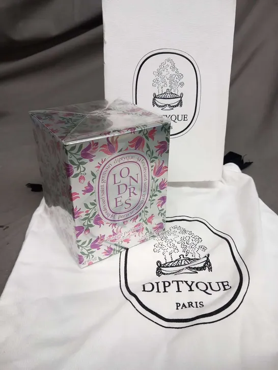 BRAND NEW BOXED AND SEALED DIPTYQUE PARIS LONDRES BOUGIE PARFUMEE SCENTED CANDLE 190G