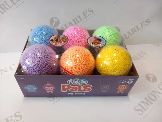 BOX OF APPROXIMATELY 16 PACKS OF BRAND NEW PLAYFOAM PALS PET PARTY SERIES 2(6 PER PACK)