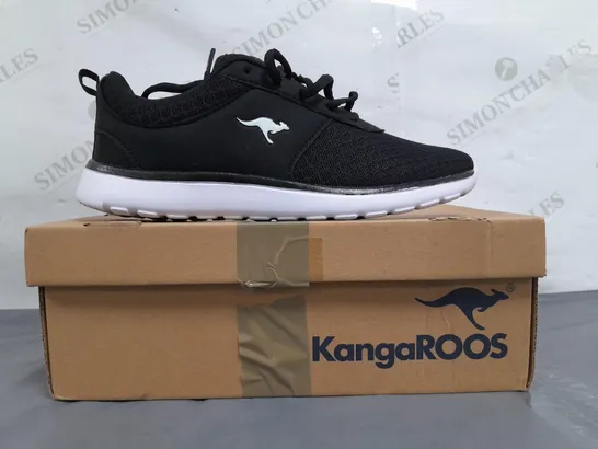 BOXED PAIR OF KANGAROOS SHOES IN BLACK UK SIZE 6.5