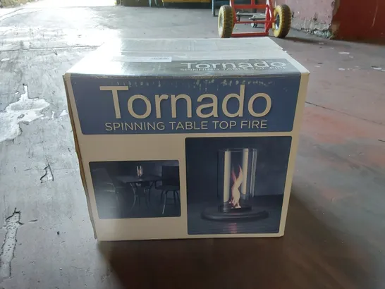 BOXED TORNADO SPINNING TABLE TOP FIRE