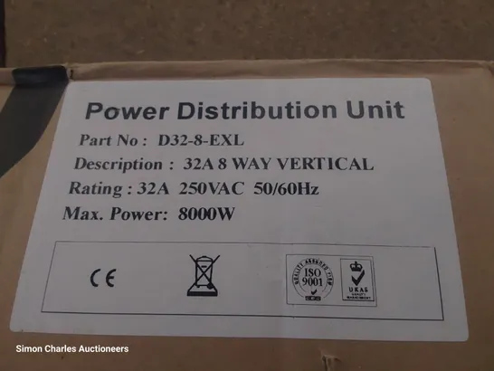 BOXED PDU CABINET POWER DISTRIBUTION UNIT