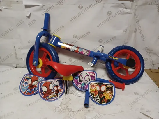 SPIDEY & HIS AMAZING FRIENDS SWITCH IT TRAINING BIKE  RRP £64.99