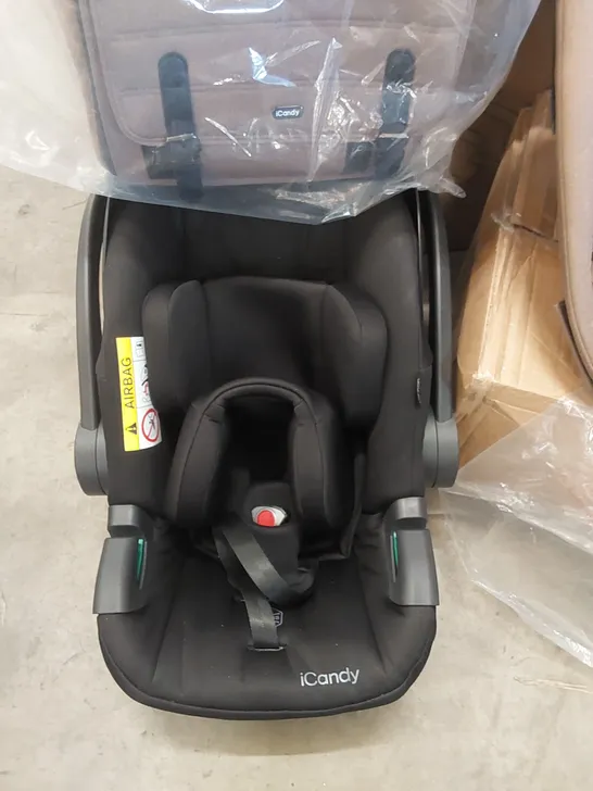 BOXED ICANDY BABY CAR SEAT AND PRAM ACCESSORIES/PARTS (2 BOXES)