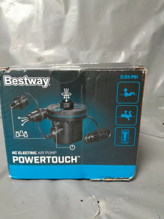 BESTWAY POWERTOUCH AC ELECTRIC AIR PUMP  RRP £20