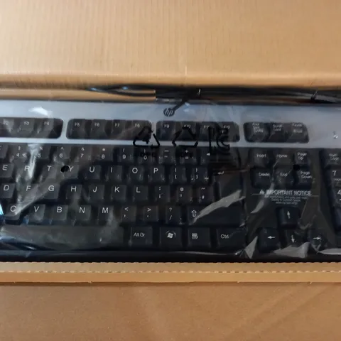 BOXED HP WIRED KEYBOARD